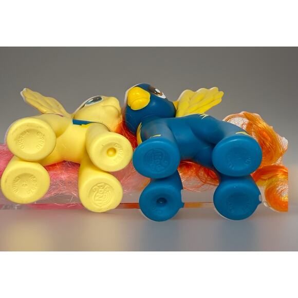 Hasbro MY LITTLE PONY G4 Wonderbolt 6" FLUTTERSHY and SPITFIRE Brushable Toy - Picture 5 of 7